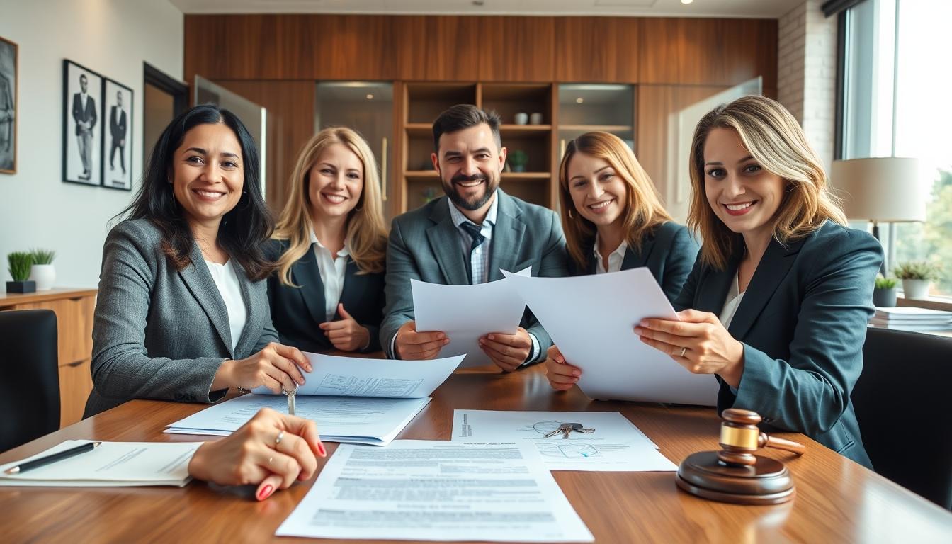 Business agreement signing